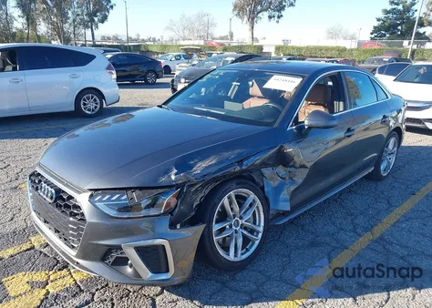 2021 Audi A4 Premium Plus 45 Tfsi S Line Quattro S Tronic from USA, damaged, VIN WAUEAAF44MA039254